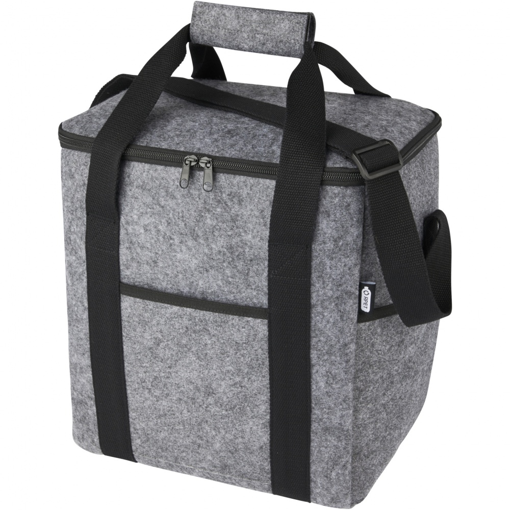 Logo trade promotional product photo of: Felta GRS recycled felt bottle cooler bag 21L