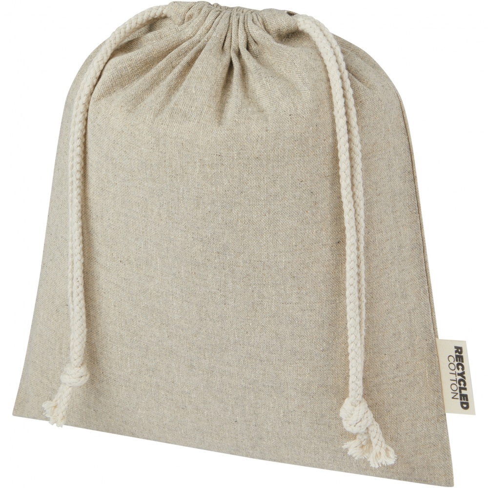 Logo trade promotional items picture of: Pheebs 150 g/m² GRS recycled cotton gift bag medium 1.5L