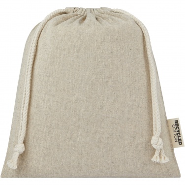 Logotrade promotional gift image of: Pheebs 150 g/m² GRS recycled cotton gift bag medium 1.5L