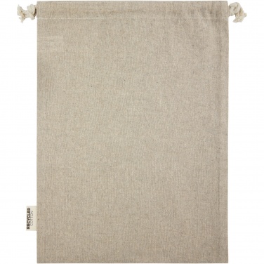 Logo trade promotional items picture of: Pheebs 150 g/m² GRS recycled cotton gift bag large 4L
