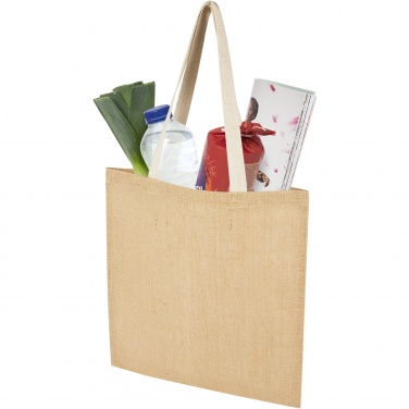 Logo trade promotional items picture of: Juta 300 g/m² jute tote bag 7L