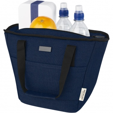 Logotrade promotional product picture of: Joey 9-can GRS recycled canvas lunch cooler bag 6L