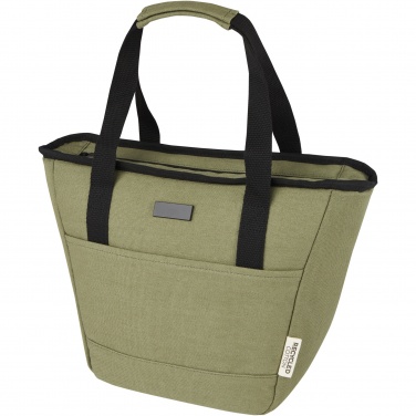Logo trade advertising product photo of: Joey 9-can GRS recycled canvas lunch cooler bag 6L
