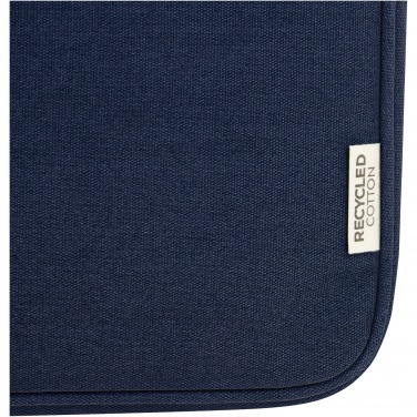 Logotrade promotional item image of: Joey 14" GRS recycled canvas laptop sleeve 2L