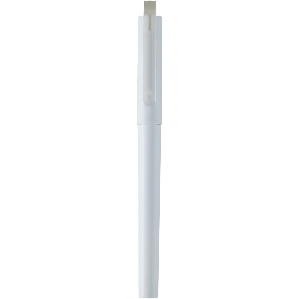 Logo trade promotional product photo of: Mauna recycled PET gel rollerball pen