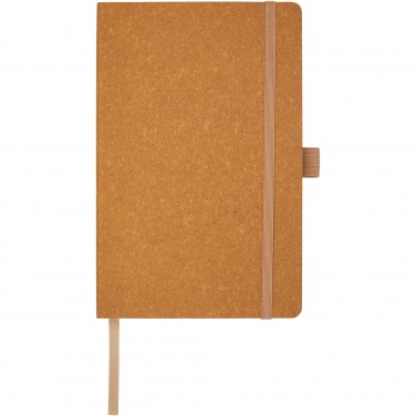 Logotrade promotional item image of: Kilau recycled leather notebook 