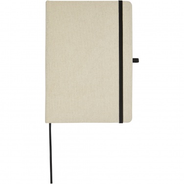 Logo trade promotional giveaway photo of: Tutico organic cotton hardcover notebook