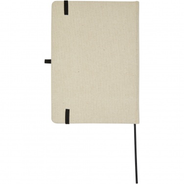 Logo trade promotional gifts picture of: Tutico organic cotton hardcover notebook