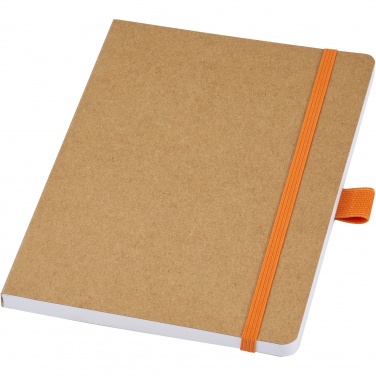 Logo trade corporate gifts image of: Berk recycled paper notebook