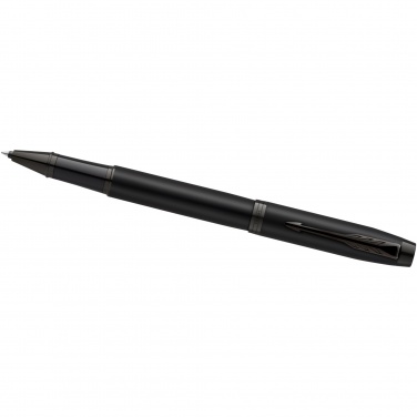 Logo trade business gifts image of: Parker IM achromatic ballpoint and rollerball pen set with gift box