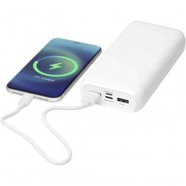 Logo trade promotional gifts picture of: Electro 20.000 mAh recycled plastic power bank 