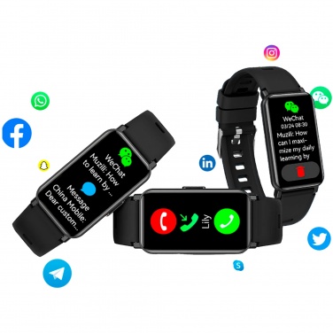 Logotrade advertising products photo of: Prixton AT806 multisport smartband with GPS