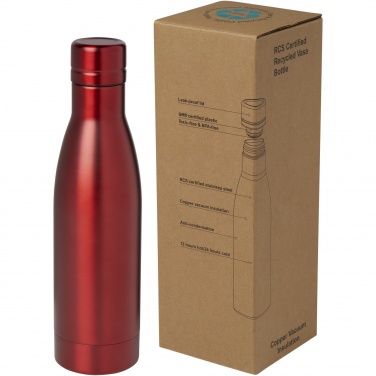 Logotrade business gifts photo of: Vasa 500 ml RCS certified recycled stainless steel copper vacuum insulated bottle