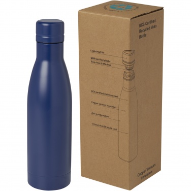 Logo trade advertising products image of: Vasa 500 ml RCS certified recycled stainless steel copper vacuum insulated bottle