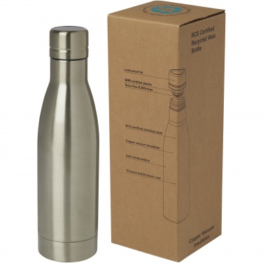 Logotrade business gifts photo of: Vasa 500 ml RCS certified recycled stainless steel copper vacuum insulated bottle