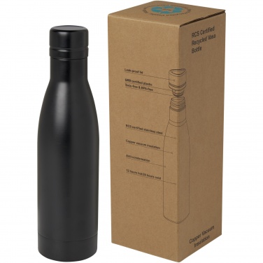 Logo trade promotional items image of: Vasa 500 ml RCS certified recycled stainless steel copper vacuum insulated bottle