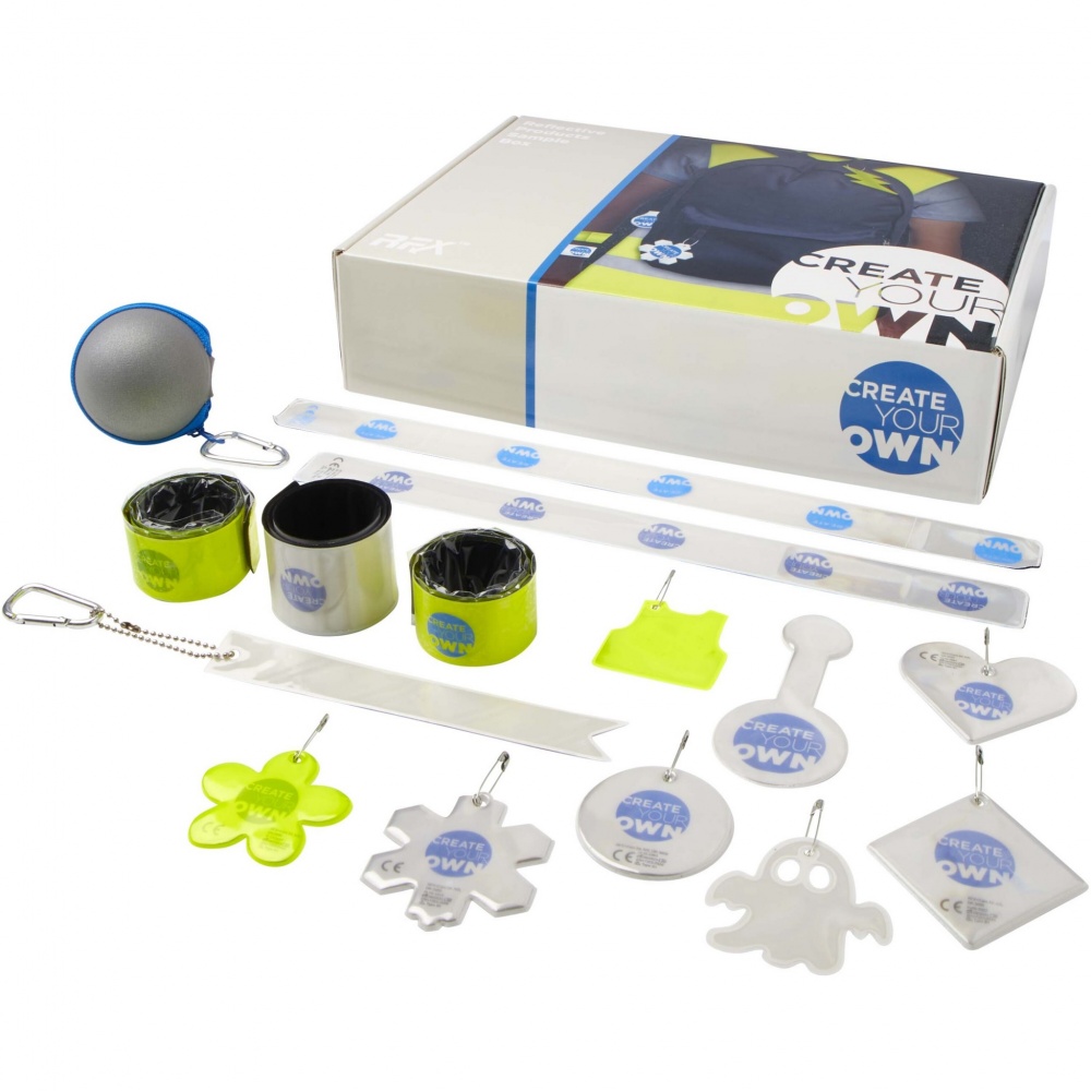 Logo trade corporate gifts image of: Reflective products sample box