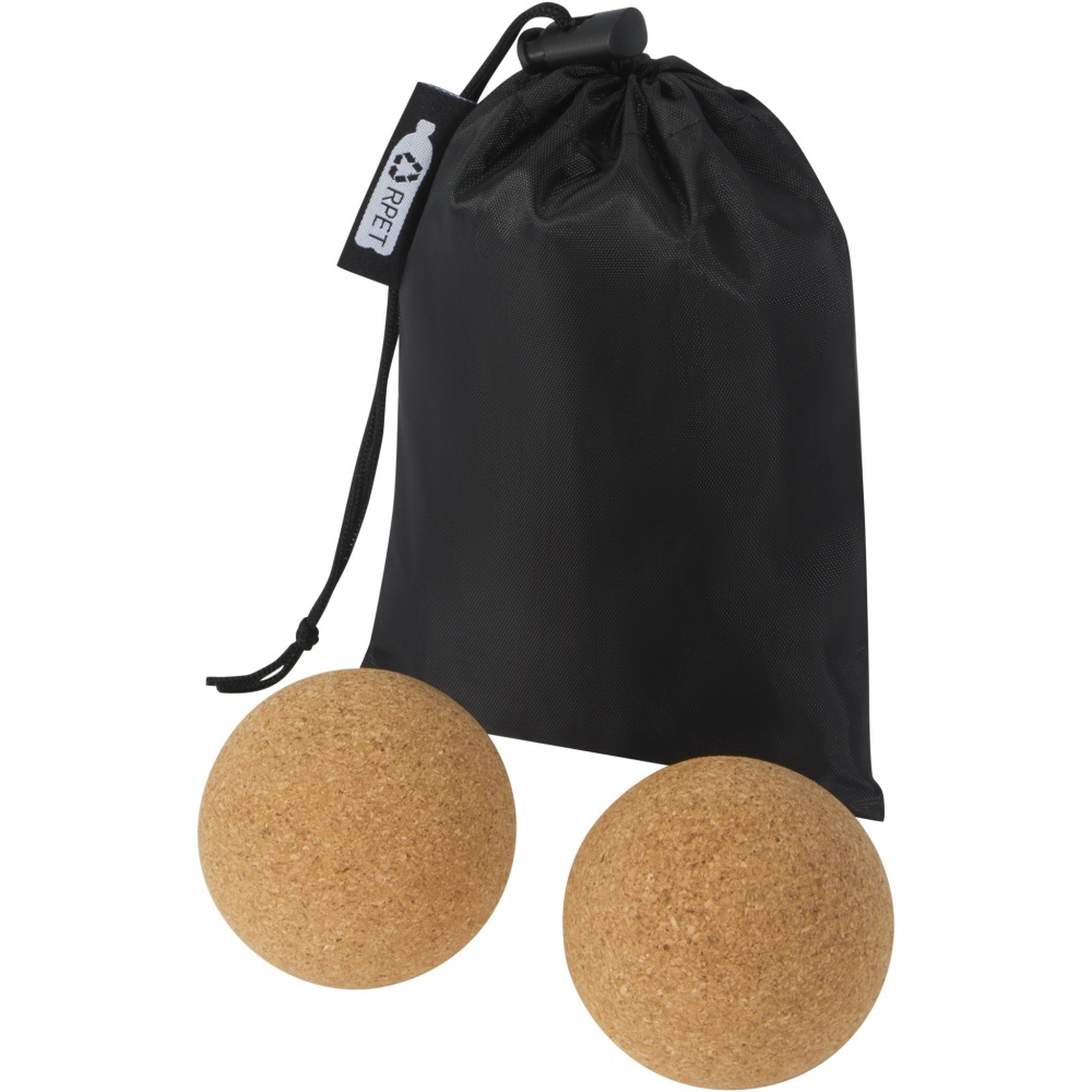 Logo trade promotional giveaway photo of: Trikona cork yoga ball