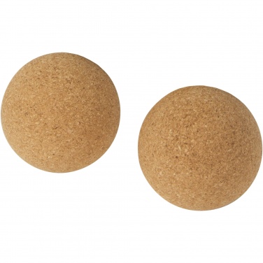 Logo trade promotional gifts picture of: Trikona cork yoga ball
