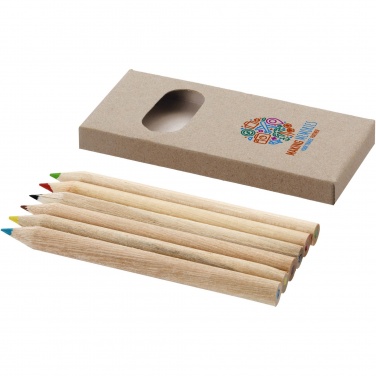 Logo trade advertising products picture of: Artemaa 6-piece pencil colouring set