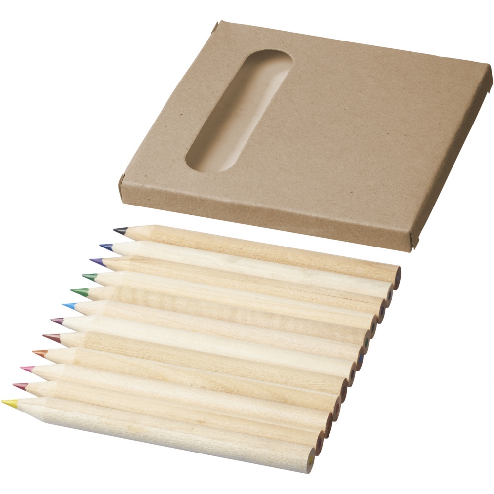 Logo trade promotional items picture of: Artemaa 12-piece pencil colouring set