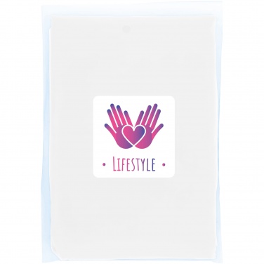 Logo trade promotional products picture of: Mayan recycled plastic disposable rain poncho with storage pouch