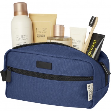 Logo trade promotional giveaways image of: Joey GRS recycled canvas travel accessory pouch bag 3.5L