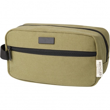Logo trade promotional products picture of: Joey GRS recycled canvas travel accessory pouch bag 3.5L