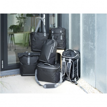 Logo trade promotional merchandise picture of: Aqua 20-can GRS recycled water resistant cooler bag 22L