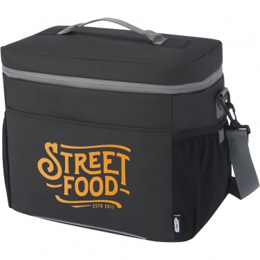Logo trade promotional giveaway photo of: Aqua 20-can GRS recycled water resistant cooler bag 22L