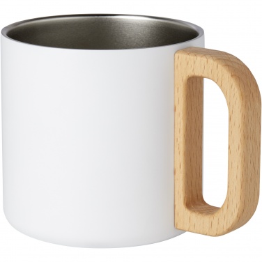 Logo trade advertising product photo of: Bjorn 360 ml RCS certified recycled stainless steel mug with copper vacuum insulation