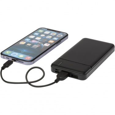 Logotrade corporate gift image of: Loop 10.000 mAh recycled plastic power bank 