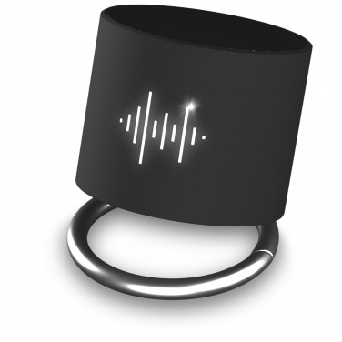 Logo trade advertising products image of: SCX.design S26 light-up ring speaker