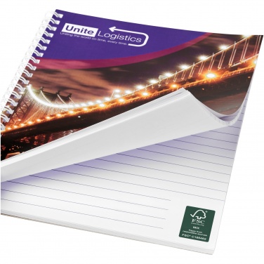 Logotrade promotional product image of: Desk-Mate® A5 spiral notebook with printed back cover