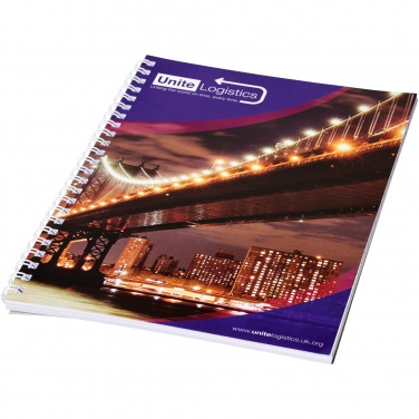 Logotrade promotional item picture of: Desk-Mate® A5 spiral notebook with printed back cover
