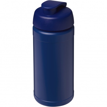 Logotrade promotional product image of: Baseline 500 ml recycled sport bottle with flip lid