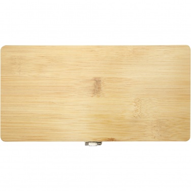 Logo trade corporate gifts image of: Rivet 19-piece bamboo/recycled plastic tool set