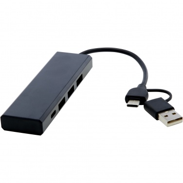 Logotrade promotional merchandise picture of: Rise RCS recycled aluminium USB 2.0 hub