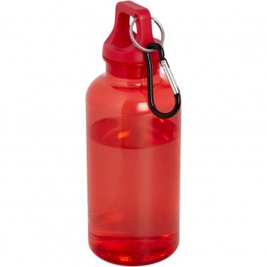 Logotrade corporate gifts photo of: Oregon 400 ml RCS certified recycled plastic water bottle with carabiner