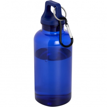 Logo trade promotional product photo of: Oregon 400 ml RCS certified recycled plastic water bottle with carabiner