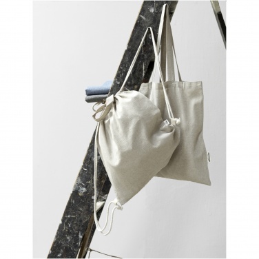 Logo trade promotional giveaway photo of: Pheebs 150 g/m² Aware™ drawstring bag