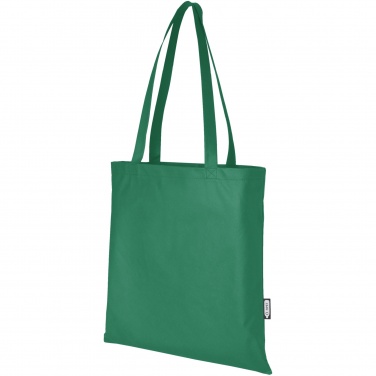 Logo trade promotional giveaways image of: Zeus GRS recycled non-woven convention tote bag 6L