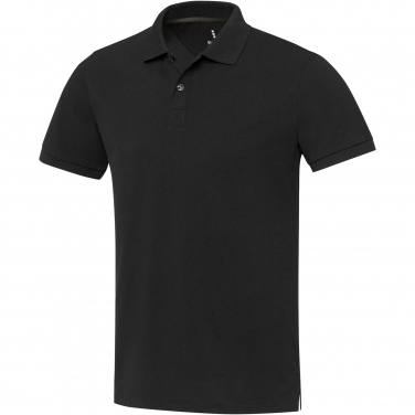 Logotrade promotional giveaway image of: Emerald short sleeve unisex Aware™ recycled polo