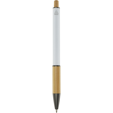 Logo trade promotional merchandise photo of: Darius recycled aluminium ballpoint pen