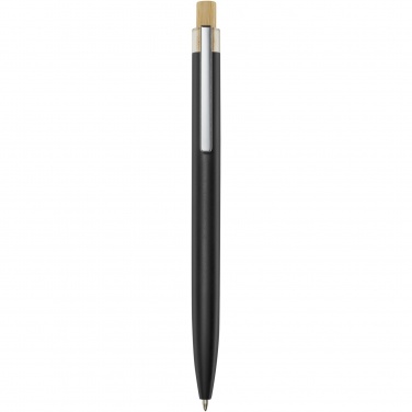 Logo trade promotional giveaway photo of: Nooshin recycled aluminium ballpoint pen  (blue ink)