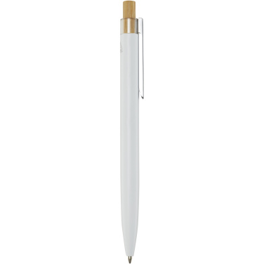 Logo trade advertising products image of: Nooshin recycled aluminium ballpoint pen (black ink)