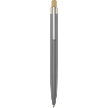 Logotrade business gift image of: Nooshin recycled aluminium ballpoint pen (black ink)