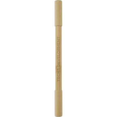 Logotrade promotional product image of: Samambu bamboo duo pen