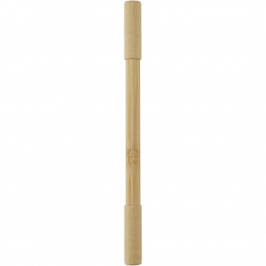 Logotrade corporate gift image of: Samambu bamboo duo pen