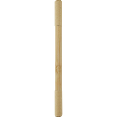 Logotrade promotional items photo of: Samambu bamboo duo pen